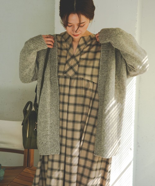 URBAN RESEARCH DOORS(アーバンリサーチドアーズ)の「ペルーニットカーディガン(カーディガン/ボレロ・レディース・ダークグレー/ネイビー/グレー・ONE)」の21枚目の写真