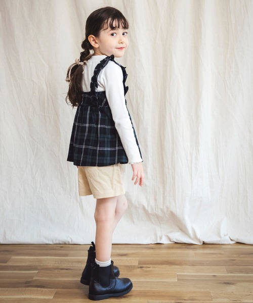 BRANSHES（ブランシェス）の「コーデュロイショートパンツ（その他パンツ・キッズ・ピンク/ライトベージュ・120cm/130cm/100cm/110cm/90cm/150cm/140cm）」の19枚目の写真