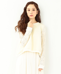 CAROLINA GLASER | ◎CAROLINA GLASER / キルティングレース トップス(その他トップス)