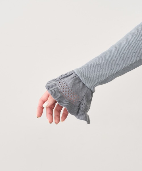 PUAL CE CIN（ピュアルセシン）の「ジャガードリブ×編み立てリブプルオーバー（Tシャツ/カットソー・レディース・ブラック/グレー/ナチュラル・FREE）」の8枚目の写真