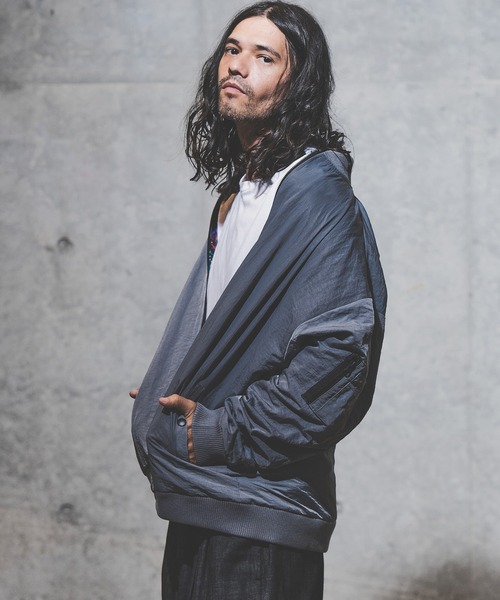 mj8234-Reversible design flight jacket ジャケット