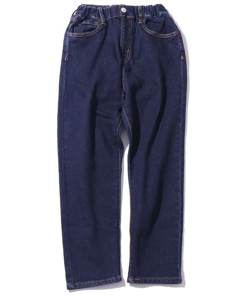 F.O.U（エフオーユー）の「F.O.U/エフオーユー 5ポケットスリムテーパードデニム デニムパンツ 10分丈 テーパード（デニムパンツ・キッズ・ブラック/ネイビー/ブルー・130/140）」の3枚目の写真