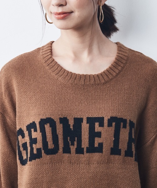 CHIC STYLE(シックスタイル)の「<大きいサイズ>ロゴジャガードニットプルオーバー シックスタイル(ニット/セーター・レディース・モカ/ブラック・4L/LL/5L/6L/3L/L)」の21枚目の写真