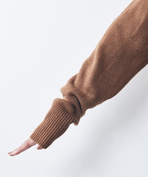 CHIC STYLE(シックスタイル)の「<大きいサイズ>ロゴジャガードニットプルオーバー シックスタイル(ニット/セーター・レディース・モカ/ブラック・4L/LL/5L/6L/3L/L)」の11枚目の写真