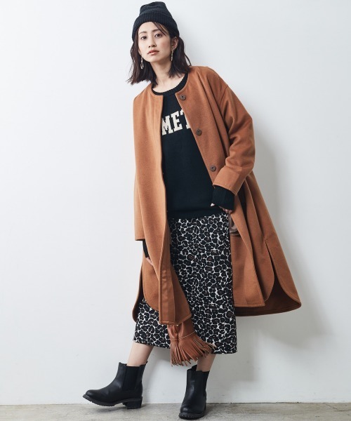 CHIC STYLE(シックスタイル)の「<大きいサイズ>ロゴジャガードニットプルオーバー シックスタイル(ニット/セーター・レディース・モカ/ブラック・4L/LL/5L/6L/3L/L)」の17枚目の写真