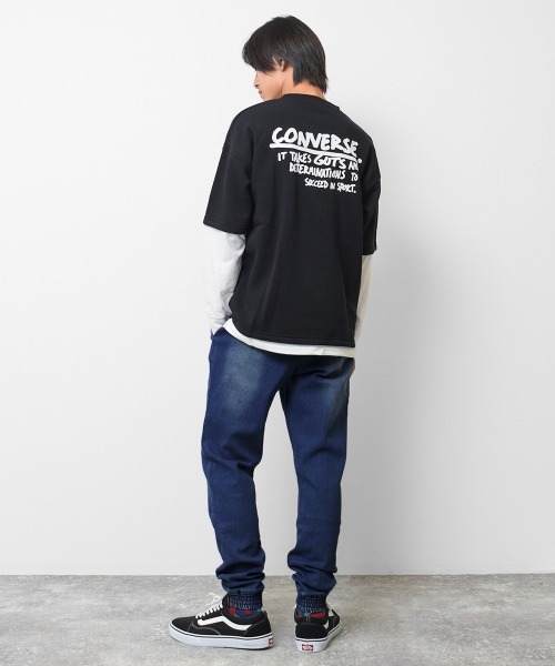 RAT EFFECT(ラットエフェクト)の「デニムスキニージョガーパンツ(デニムパンツ・キッズ・ブルー/ネイビー・120/130/140/150/160/170)」の8枚目の写真