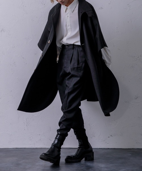 Adoon plain（アドーンプレーン）の「【Adoon plain】ポンチョコート（ポンチョ・メンズ・ベージュ系その他/グレー系その他/ブラック・FREE）」の22枚目の写真