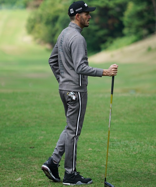 DIVINER GOLF】グレンチェック/千鳥 セットアップ スタンド