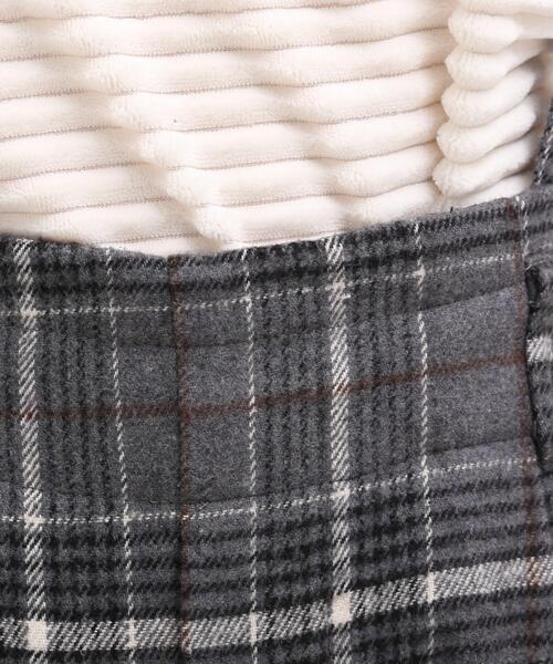 Cutie Blonde（キューティーブロンド）の「◆【S-L】サス付きチェックパンツ（その他パンツ・レディース・グレー系その他2/ブラック系1/ダークブラウン系1・01/02/03）」の9枚目の写真