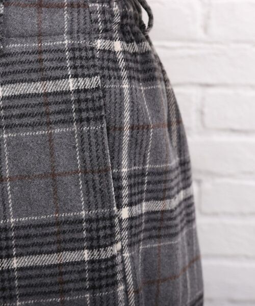 Cutie Blonde（キューティーブロンド）の「◆【S-L】サス付きチェックパンツ（その他パンツ・レディース・グレー系その他2/ブラック系1/ダークブラウン系1・01/02/03）」の12枚目の写真