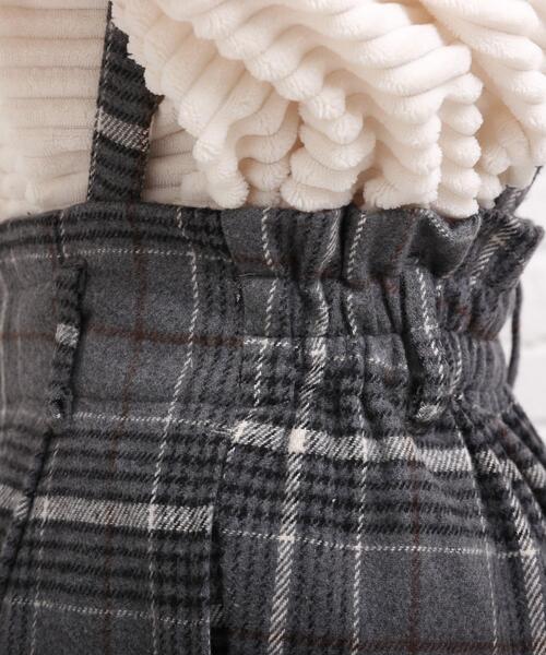 Cutie Blonde（キューティーブロンド）の「◆【S-L】サス付きチェックパンツ（その他パンツ・レディース・グレー系その他2/ブラック系1/ダークブラウン系1・01/02/03）」の13枚目の写真