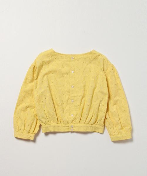 BEAMS BOY（ビームスボーイ）の「◎BEAMS BOY / カットワーク バックボタン 7分袖（シャツ/ブラウス・レディース・ホワイト/イエロー/ネイビー・ONE SIZE）」の17枚目の写真