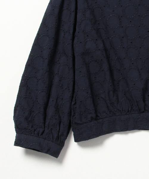 BEAMS BOY（ビームスボーイ）の「◎BEAMS BOY / カットワーク バックボタン 7分袖（シャツ/ブラウス・レディース・ホワイト/イエロー/ネイビー・ONE SIZE）」の19枚目の写真