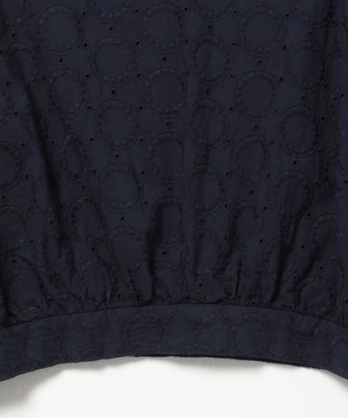 BEAMS BOY（ビームスボーイ）の「◎BEAMS BOY / カットワーク バックボタン 7分袖（シャツ/ブラウス・レディース・ホワイト/イエロー/ネイビー・ONE SIZE）」の20枚目の写真