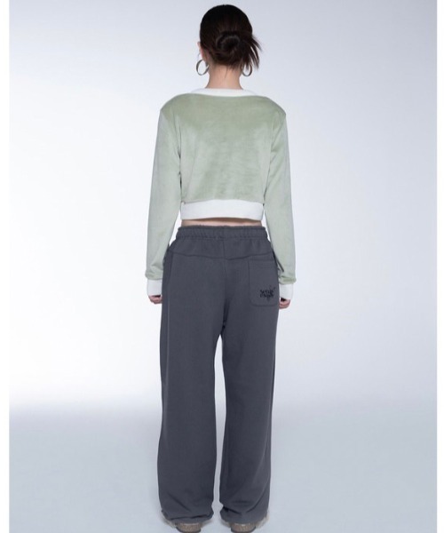 SETUPEXE（セットアップイーエックスイー）の「【SETUP‐EXE/セットアップエグゼ】Velvet crop Cardigan Set/ベルベット ベロアカーディガン　クロップドカーディガン カーディガンセット（カーディガン/ボレロ・レディース・ミント/ベビーピンク・ONE SIZE）」の9枚目の写真