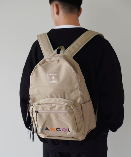 KANGOL(カンゴール)の「【 KANGOL / カンゴール 】 KANGOL リュック バッグパック(バックパック/リュック・レディース・ブラック系その他/ブラック/ホワイト/ベージュ・FREE)」の4枚目の写真