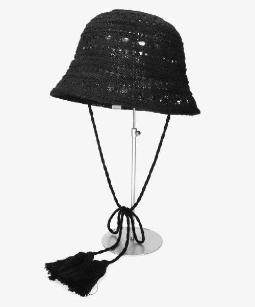 OVERRIDE（オーバーライド）の「OVERRIDE THERMO LACE TULIP（ハット・レディース・ブラウン/ブラック/オレンジ・M/57.5cm）」の4枚目の写真