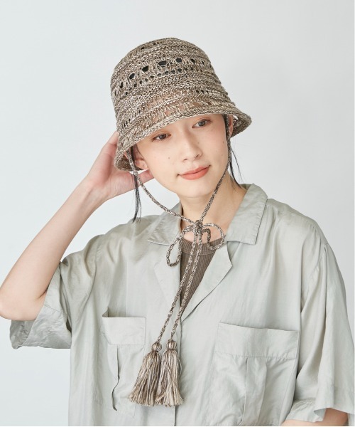 OVERRIDE（オーバーライド）の「OVERRIDE THERMO LACE TULIP（ハット・レディース・ブラウン/ブラック/オレンジ・M/57.5cm）」の10枚目の写真