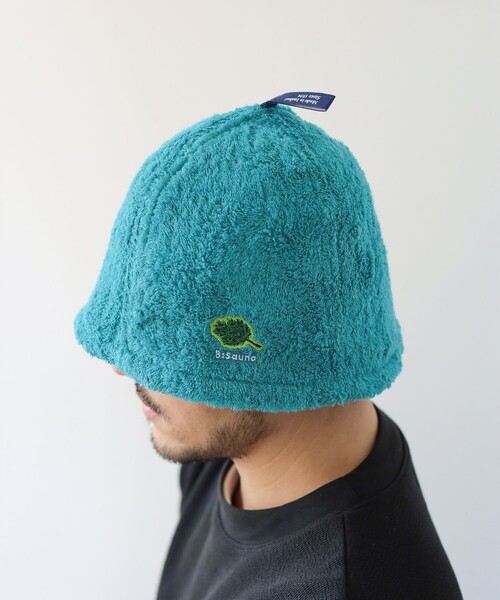 B:MING by BEAMS（ビーミングバイビームス）の「kontex × B:MING by BEAMS / 別注 サウナハット（ハット・メンズ・ネイビー/グレー/モスグリーン/イエロー/ロイヤルブルー/ブラウン・FREE）」の5枚目の写真