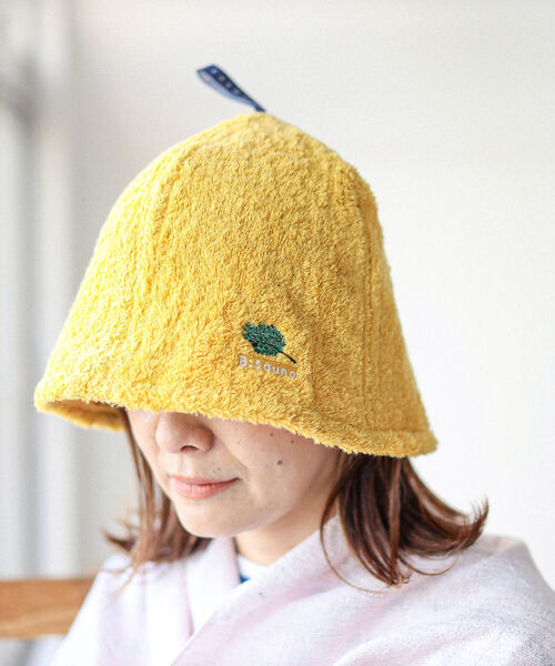 B:MING by BEAMS（ビーミングバイビームス）の「kontex × B:MING by BEAMS / 別注 サウナハット（ハット・メンズ・ネイビー/グレー/モスグリーン/イエロー/ロイヤルブルー/ブラウン・FREE）」の6枚目の写真