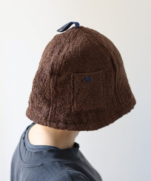 B:MING by BEAMS（ビーミングバイビームス）の「kontex × B:MING by BEAMS / 別注 サウナハット（ハット・メンズ・ネイビー/グレー/モスグリーン/イエロー/ロイヤルブルー/ブラウン・FREE）」の20枚目の写真