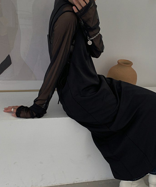 c.u.l（シーユーエル）の「【c.u.l:w】無地カラー パワーネットハイネックシアートップス culw167（Tシャツ/カットソー・レディース・ホワイト/ブラック/ライトブルー/ピンク/ライトイエロー/ライトグリーン・FREE）」の17枚目の写真