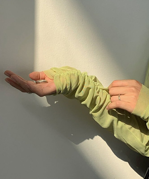 c.u.l（シーユーエル）の「【c.u.l:w】無地カラー パワーネットハイネックシアートップス culw167（Tシャツ/カットソー・レディース・ホワイト/ブラック/ライトブルー/ピンク/ライトイエロー/ライトグリーン・FREE）」の22枚目の写真