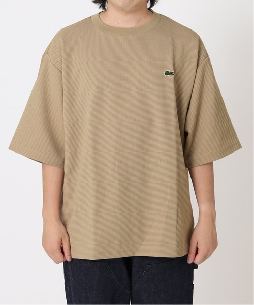 LACOSTE（ラコステ）の「【LACOSTE / ラコステ】別注 WAFFLE Tシャツ（Tシャツ/カットソー・メンズ・ホワイト/ブラック/ベージュ/グリーン・4/3/5）」の13枚目の写真