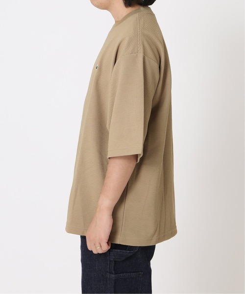 LACOSTE（ラコステ）の「【LACOSTE / ラコステ】別注 WAFFLE Tシャツ（Tシャツ/カットソー・メンズ・ホワイト/ブラック/ベージュ/グリーン・4/3/5）」の14枚目の写真