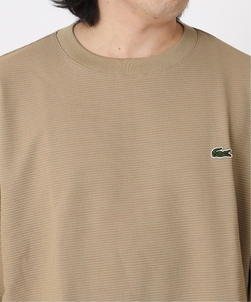 LACOSTE（ラコステ）の「【LACOSTE / ラコステ】別注 WAFFLE Tシャツ（Tシャツ/カットソー・メンズ・ホワイト/ブラック/ベージュ/グリーン・4/3/5）」の17枚目の写真