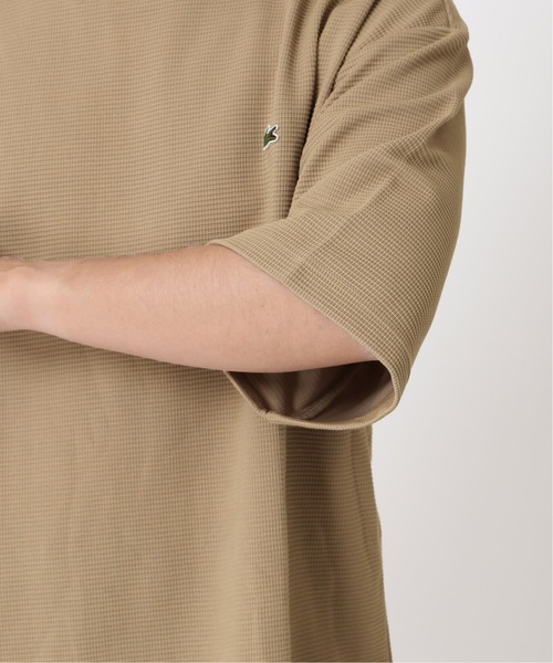 LACOSTE（ラコステ）の「【LACOSTE / ラコステ】別注 WAFFLE Tシャツ（Tシャツ/カットソー・メンズ・ホワイト/ブラック/ベージュ/グリーン・4/3/5）」の19枚目の写真