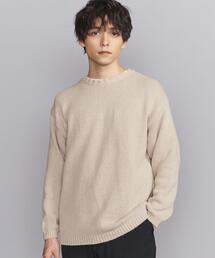 BEAUTY&YOUTH UNITED ARROWS | BY リサイクルコットン ローゲージ クルーネック ニット -ウォッシャブル-(ニット/セーター)