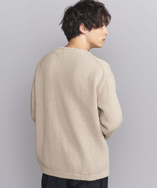 BEAUTY&YOUTH UNITED ARROWS(ビューティーアンドユースユナイテッドアローズ)の「BY リサイクルコットン ローゲージ クルーネック ニット -ウォッシャブル-(ニット/セーター・メンズ・イエロー/ナチュラル/コバルトブルー・S/M/L/XL)」の21枚目の写真