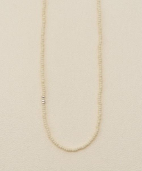 IENA(イエナ)の「【Dough./ドウ】ビーズネックレス(ネックレス・レディース・ホワイト/アイボリー/ブルー・FREE)」の2枚目の写真