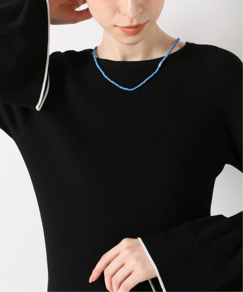 IENA(イエナ)の「【Dough./ドウ】ビーズネックレス(ネックレス・レディース・ホワイト/アイボリー/ブルー・FREE)」の13枚目の写真