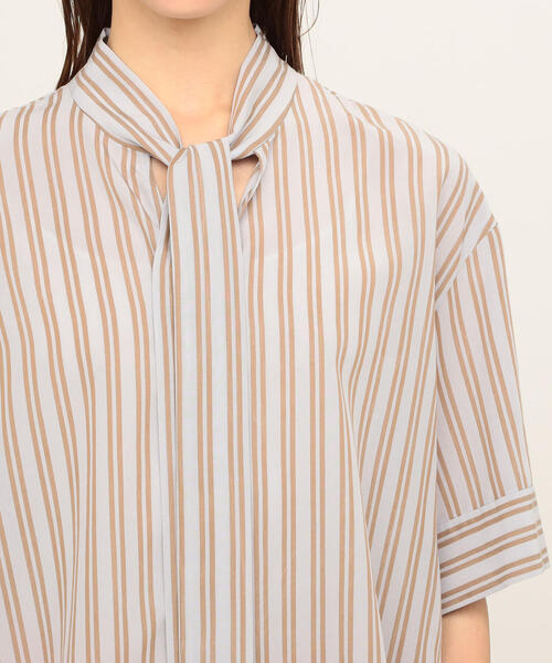 BALLSEY（ボールジィ）の「ダブルストライプ ボウタイブラウス（シャツ/ブラウス・レディース・ピンク系その他/ブルー系その他2・36）」の8枚目の写真