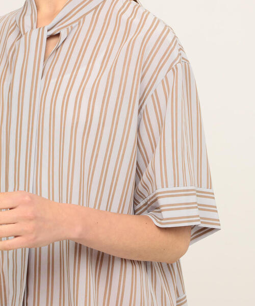 BALLSEY（ボールジィ）の「ダブルストライプ ボウタイブラウス（シャツ/ブラウス・レディース・ピンク系その他/ブルー系その他2・36）」の7枚目の写真