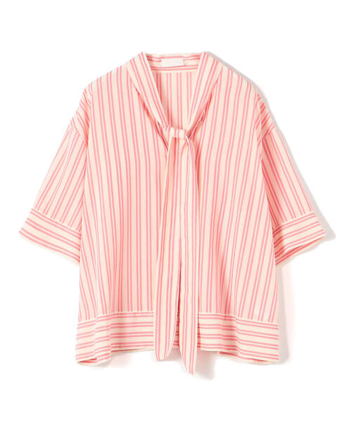 BALLSEY（ボールジィ）の「ダブルストライプ ボウタイブラウス（シャツ/ブラウス・レディース・ピンク系その他/ブルー系その他2・36）」の4枚目の写真