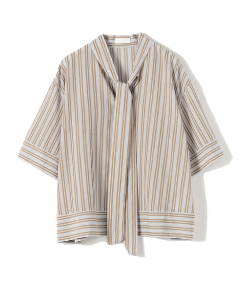 BALLSEY（ボールジィ）の「ダブルストライプ ボウタイブラウス（シャツ/ブラウス・レディース・ピンク系その他/ブルー系その他2・36）」の3枚目の写真