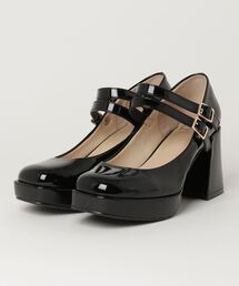 あしながおじさん | ｂｙあしながおじさん 厚底ダブルストラップパンプス(パンプス)