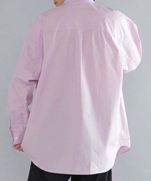 SHIPS（シップス）の「*SHIPS: ワンサイズフィット ビッグシルエット ボタンダウン シャツ（シャツ/ブラウス・メンズ・ブルー/グリーン/ダークグレー/ホワイト/ベージュ/ピンク・ONE SIZE）」の16枚目の写真