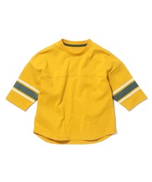 THE SHOP TK  | 【100-140】フットボール7分袖TEE(Tシャツ/カットソー)