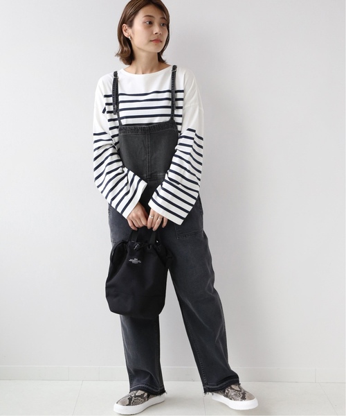 JOURNAL STANDARD relume(ジャーナルスタンダード レリューム)の「《追加3》パネルボーダーボートネックTEE◆(Tシャツ/カットソー・レディース・ネイビー/ブルー系その他/グリーン/ピンク・FREE)」の14枚目の写真