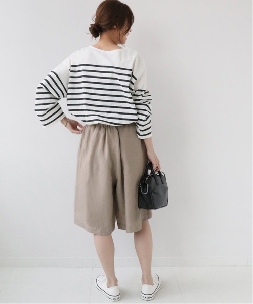 JOURNAL STANDARD relume(ジャーナルスタンダード レリューム)の「《追加3》パネルボーダーボートネックTEE◆(Tシャツ/カットソー・レディース・ネイビー/ブルー系その他/グリーン/ピンク・FREE)」の22枚目の写真