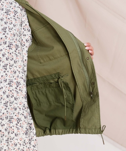 cepo（セポ）の「Ｍ６５アーミーベスト（ベスト・レディース・オフホワイト/オリーブ・M）」の10枚目の写真
