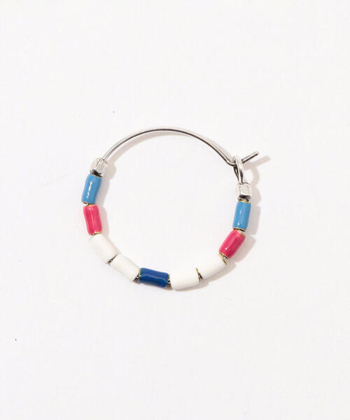ISABEL MARANT(イザベルマラン)の「ISABEL MARANT ビーズフープピアス(ピアス(両耳用)・レディース・ブルー/ベージュ・FREE)」の3枚目の写真