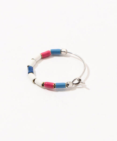 ISABEL MARANT(イザベルマラン)の「ISABEL MARANT ビーズフープピアス(ピアス(両耳用)・レディース・ブルー/ベージュ・FREE)」の4枚目の写真