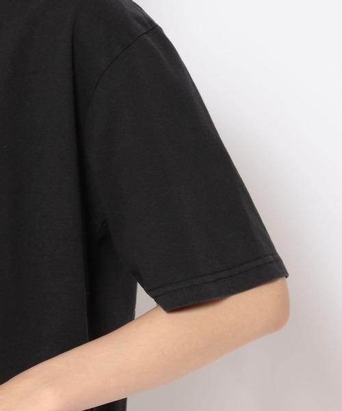 AVIREX（アヴィレックス）の「FADE WASH PRINT T-SHIRT/ フェイドウォッシュプリントティーシャツ（Tシャツ/カットソー・レディース・ブラック/ピンク/オフホワイト・FREE）」の8枚目の写真