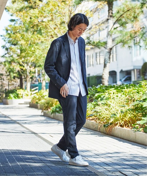 EDIFICE（エディフィス）の「【SOLOTEX(R) / ソロテックス(R)】TWタイプライター 2Bジャケット（テーラードジャケット・メンズ・ブラック/ベージュ/ダークブルー・SMALL/MEDIUM/LARGE/X-LARGE）」の9枚目の写真