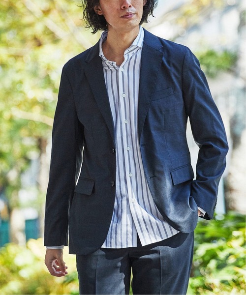 EDIFICE（エディフィス）の「【SOLOTEX(R) / ソロテックス(R)】TWタイプライター 2Bジャケット（テーラードジャケット・メンズ・ブラック/ベージュ/ダークブルー・SMALL/MEDIUM/LARGE/X-LARGE）」の11枚目の写真